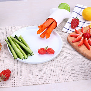 Creative Vegetable Cutters Fruit Kitchen Cucumber Carrot Divider Strawberry Slicer Splitter Kitchen Gadget Accessories | TageUnlimited
