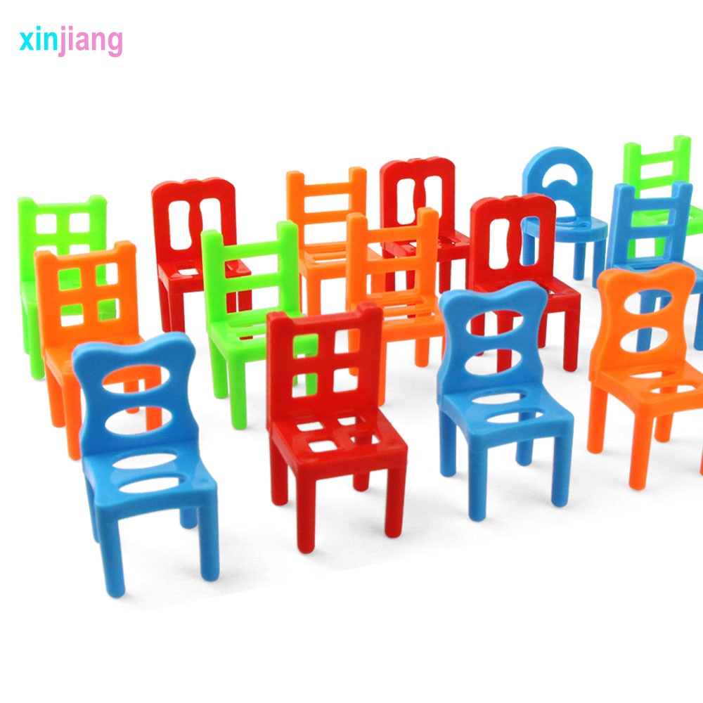 18Pcs/Set Balance Chairs Board Game Children Puzzle Stacking Chairs Toys Funny Game toys Kids Educational Balance Toys | TageUnlimited