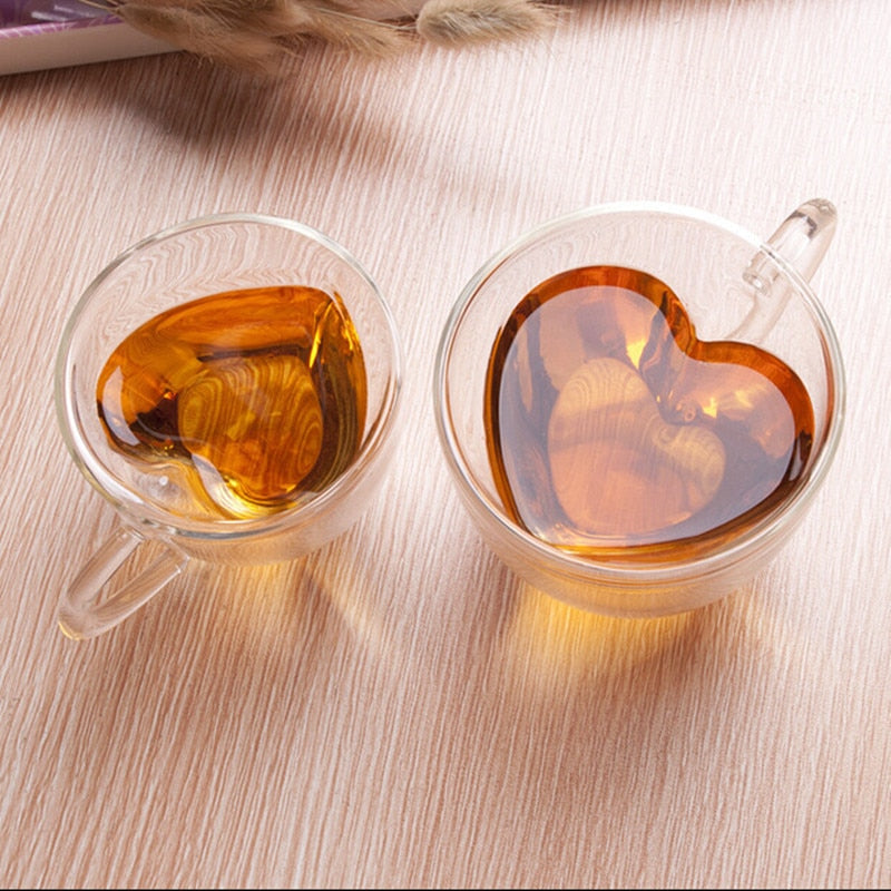 Double Wall Glass Mug Resistant Tea Beer Mug Milk Lemon Juice Cup Drinkware Lover Coffee Cups Mug Gift | 0 | TageUnlimited