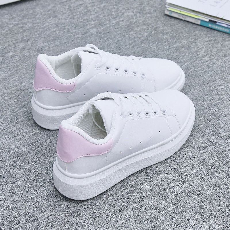 Women Shoes Fashion White Sneakers Chunky Vulcanize Shoes Female  Spring Summer Platform Tenis Feminino Women Casual Shoes | TageUnlimited