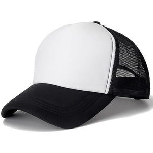 Unisex Cap Casual Plain Mesh Baseball Cap Adjustable Snapback Hats. | TageUnlimited