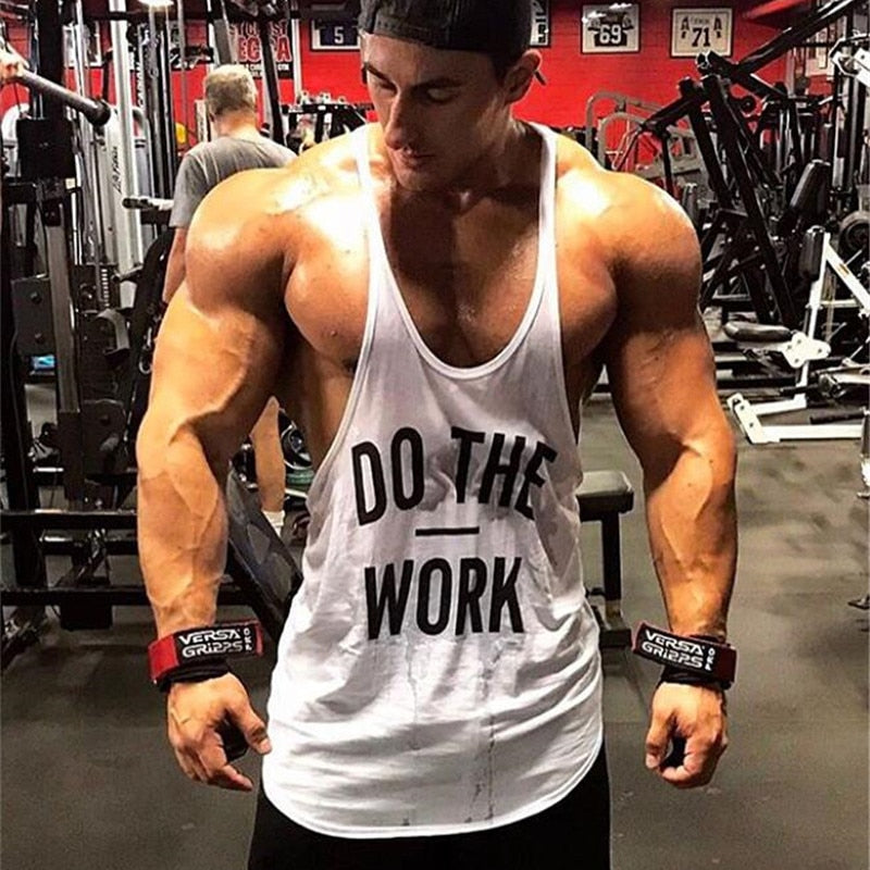 Brand Fitness Clothing Bodybuilding Singlets Tank Top Men Muscle Shirt Sportwear Vests Cotton Stringer Tops | TageUnlimited