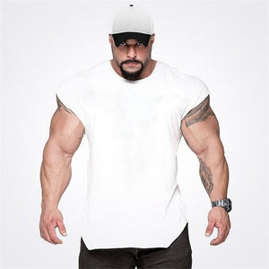 Mens Gym Singlets Sweatshirts sleeveless Vest letters print Bodybuilding Fitness male tank top Shirts Casual Muscle shirt | TageUnlimited