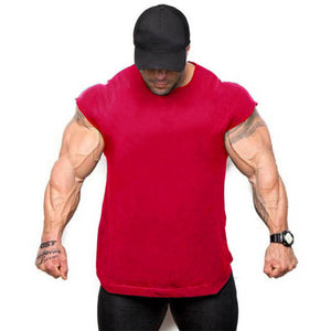 Mens Gym Singlets Sweatshirts sleeveless Vest letters print Bodybuilding Fitness male tank top Shirts Casual Muscle shirt | TageUnlimited
