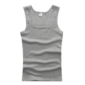 Summer Plus Size Men Clothing Tank Tops Black White Gray Singlets Sleeveless Fitness Men Vest Casual Bodybuilding Vest New | TageUnlimited