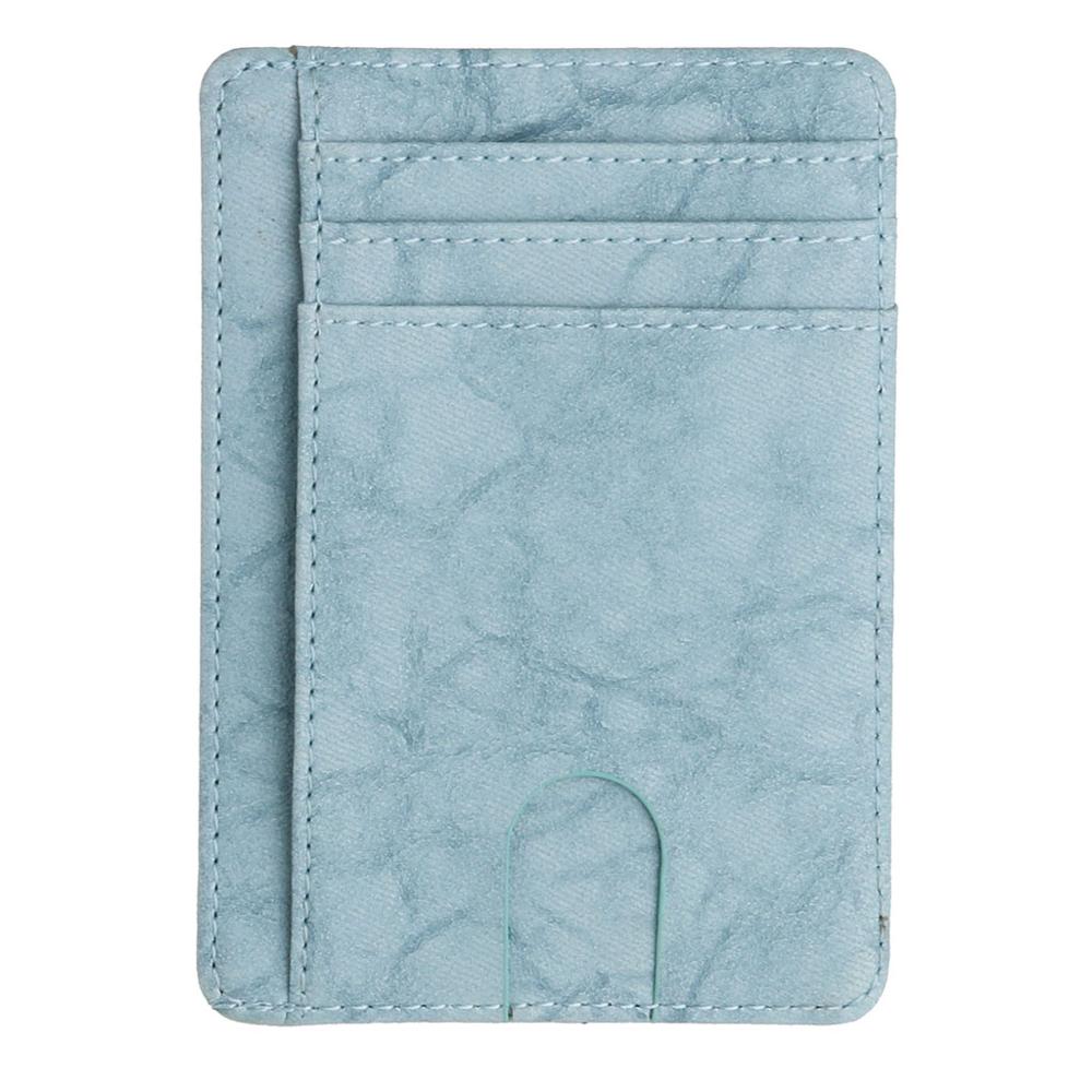 Slim RFID Blocking Leather Wallet Credit ID Card Holder Purse Money Case for Men Women Fashion Bag 11.5x8x0.5cm | TageUnlimited