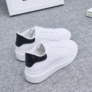 Women Shoes Fashion White Sneakers Chunky Vulcanize Shoes Female  Spring Summer Platform Tenis Feminino Women Casual Shoes | TageUnlimited