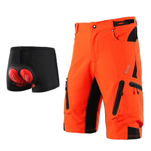ARSUXEO Men Outdoor Sports Cycling Shorts MTB Downhill Trousers Mountain Bike Bicycle Shorts Water Resistant Loose Fit 1202 | TageUnlimited