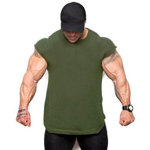 Mens Gym Singlets Sweatshirts sleeveless Vest letters print Bodybuilding Fitness male tank top Shirts Casual Muscle shirt | TageUnlimited