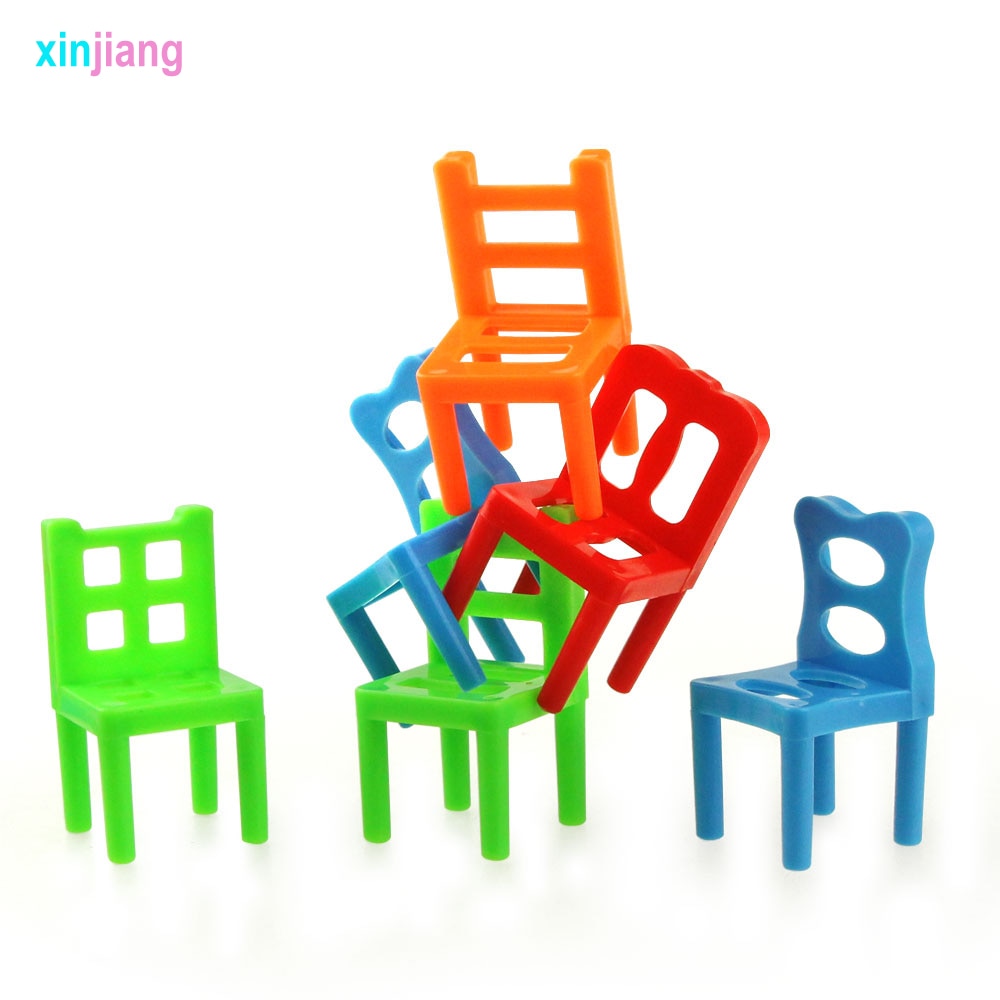 18Pcs/Set Balance Chairs Board Game Children Puzzle Stacking Chairs Toys Funny Game toys Kids Educational Balance Toys | TageUnlimited