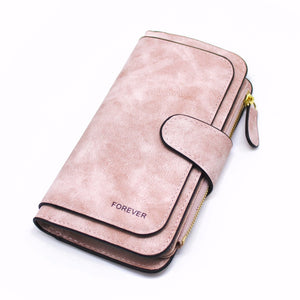Brand Leather Women Wallets Designer Zipper Long Wallet Women Card Holder Coin Purse Bags for Women Carteira Feminina | TageUnlimited