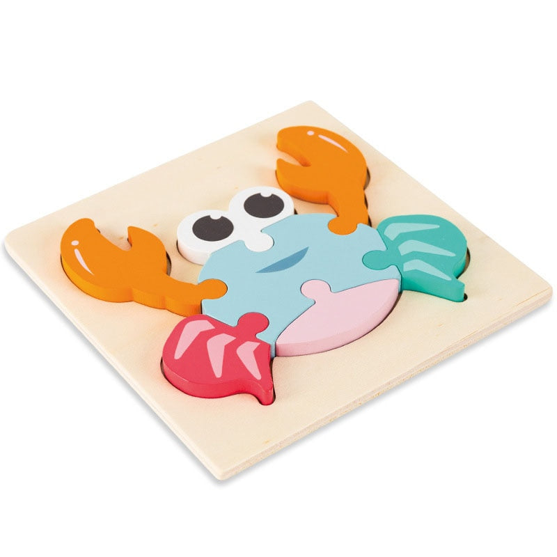 Baby Wooden Montessori Educational Toys Animal Shape Puzzle Rainbow Blocks Circles Bead Xylophone Toys Kids Wooden Learning Toys | TageUnlimited