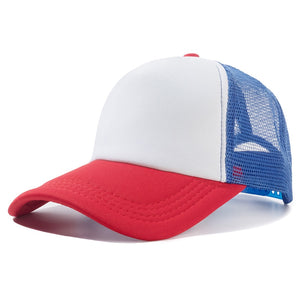 Unisex Cap Casual Plain Mesh Baseball Cap Adjustable Snapback Hats. | TageUnlimited