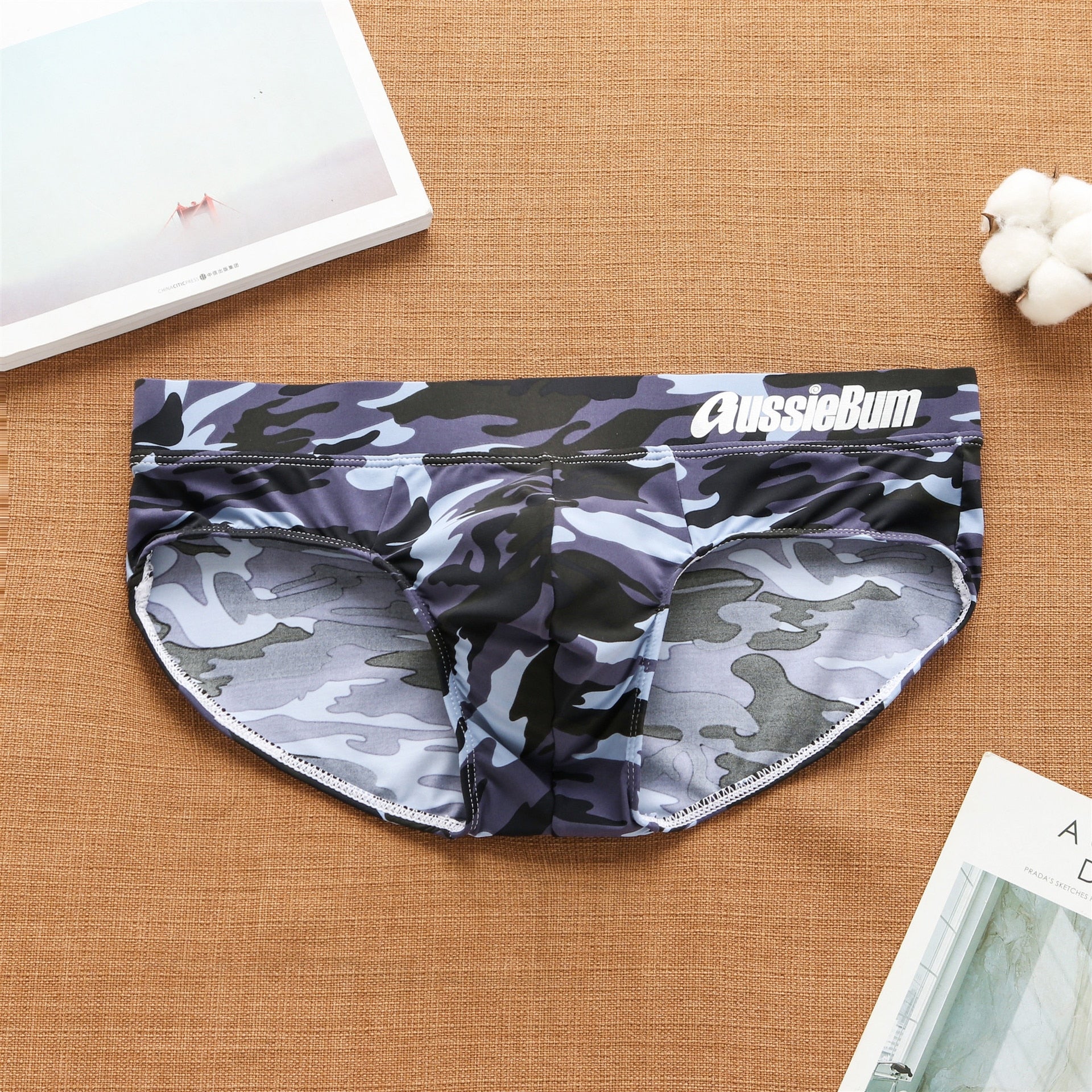 Brand Men's Underwear Cool Summer Camouflage Personality Low Waist Sexy Close-Fitting Comfortable Briefs Underpants For Men's | TageUnlimited