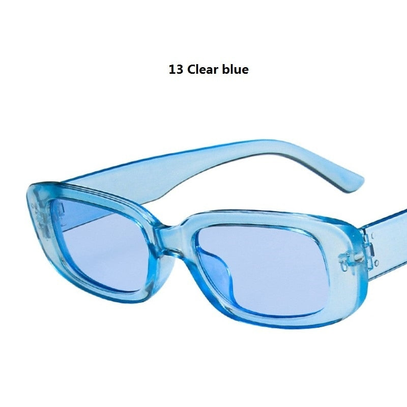 Small Rectangle Sunglasses Women Oval Vintage Brand Designer Square Sun Glasses For Women Shades Female Eyewear Anti-glare UV400 | TageUnlimited