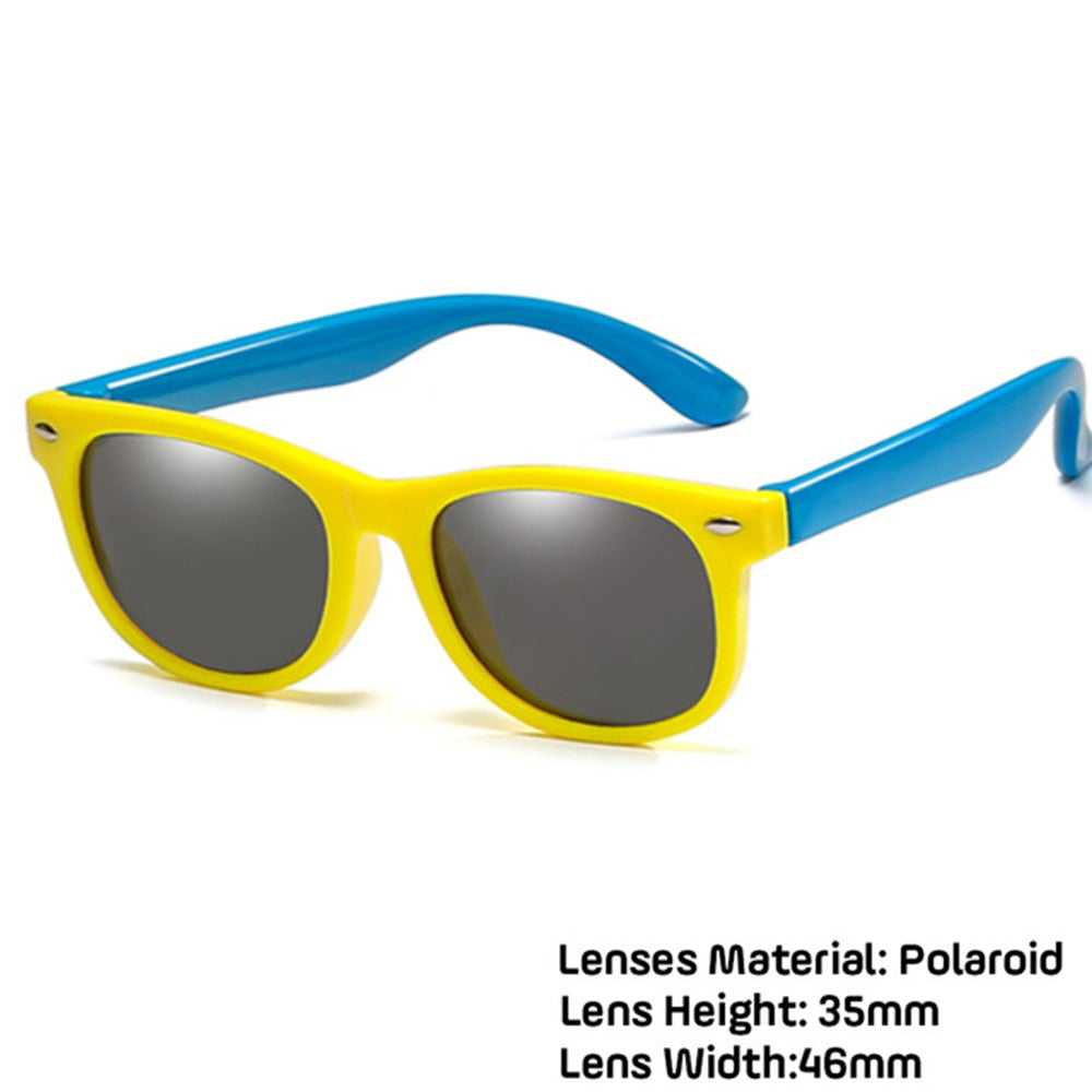 LongKeeper Kids Polarized Sunglasses TR90 Boys Girls Sun Glasses Silicone Safety Glasses Gift For Children Baby UV400 Eyewear | TageUnlimited