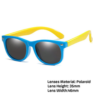LongKeeper Kids Polarized Sunglasses TR90 Boys Girls Sun Glasses Silicone Safety Glasses Gift For Children Baby UV400 Eyewear | TageUnlimited