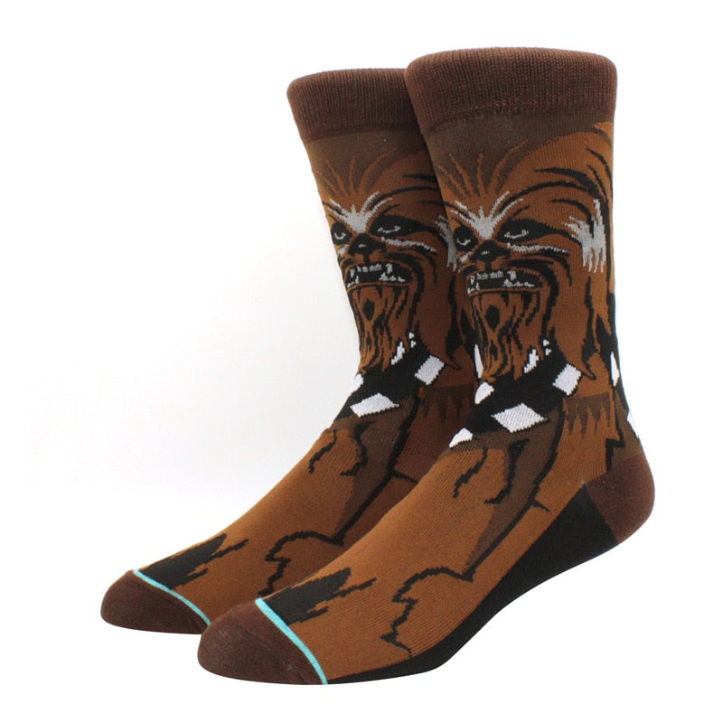 Star Wars Movie Stockings Master Yoda R2-D2 Cosplay Socks Wookiee Jedi Knight Novelty Men&#39;s Women&#39;s Socks Spring Autumn Winter | TageUnlimited