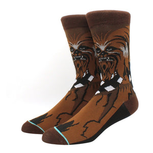 Star Wars Movie Stockings Master Yoda R2-D2 Cosplay Socks Wookiee Jedi Knight Novelty Men&#39;s Women&#39;s Socks Spring Autumn Winter | TageUnlimited