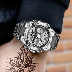 LIGE Digital Men Military Watch 50m Waterproof Wristwatch LED Quartz Clock Sport Watch Male Big Watches Men Relogios Masculino | TageUnlimited