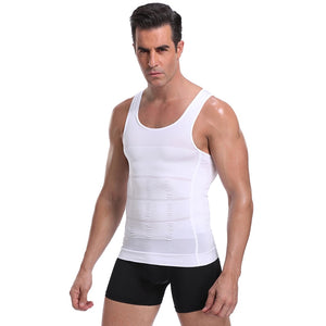 Be-In-Shape Men Slimming Body Shaper Waist Trainer Vest Tummy Control Posture Shirt Back Correction Abdomen Tank Top Shaperwear | TageUnlimited