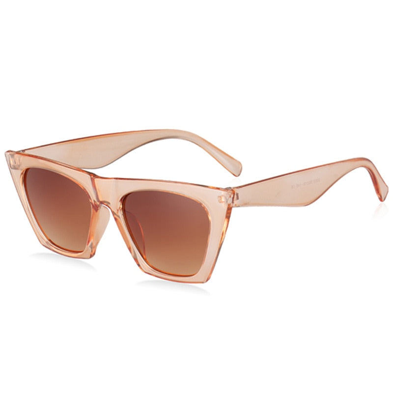 Square Sunglasses Woman Black Cat Eye Brand Designer Sun Glasses Female Travel Driver Gradient Fashion Oculos De Sol | TageUnlimited