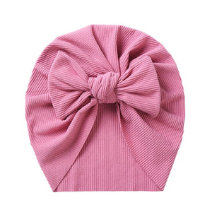 Baby Accessories For Newborn Toddler Kids Baby Girl Boy Turban Cotton Beanie Hat Winter Cap Knot Solid Soft Hospital Caps | TageUnlimited