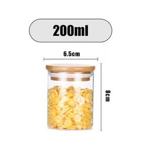 Transparent glass jars Seal jars Grains storage Bottles spice jar kitchen storage cans Kitchen Storage Organization | TageUnlimited