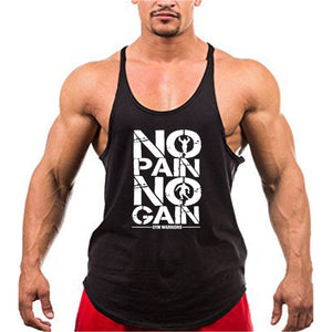 Summer Y Back Gym Stringer Tank Top Men Cotton Clothing Bodybuilding Sleeveless Shirt Fitness Vest Muscle Singlets Workout Tank | TageUnlimited