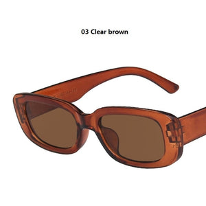 Small Rectangle Sunglasses Women Oval Vintage Brand Designer Square Sun Glasses For Women Shades Female Eyewear Anti-glare UV400 | TageUnlimited