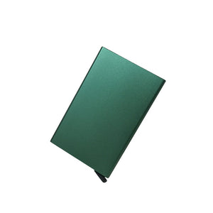 Anti-theft ID Credit Card Holder Minimalist Porte Carte Thin Aluminium Metal Wallets Pocket Case Bank Women Men Credit Card Box | TageUnlimited
