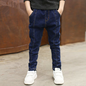 IENENS Boys Jeans Denim Trousers Kids Clothes Children Clothes Spring Young Boy Straight Cowboy Trousers Casual Pants 4-11 Years | TageUnlimited