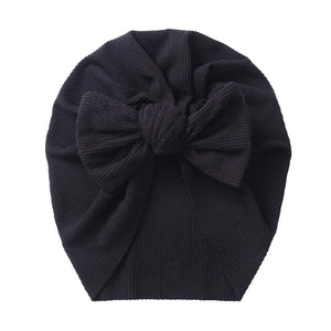 Baby Accessories For Newborn Toddler Kids Baby Girl Boy Turban Cotton Beanie Hat Winter Cap Knot Solid Soft Hospital Caps | TageUnlimited