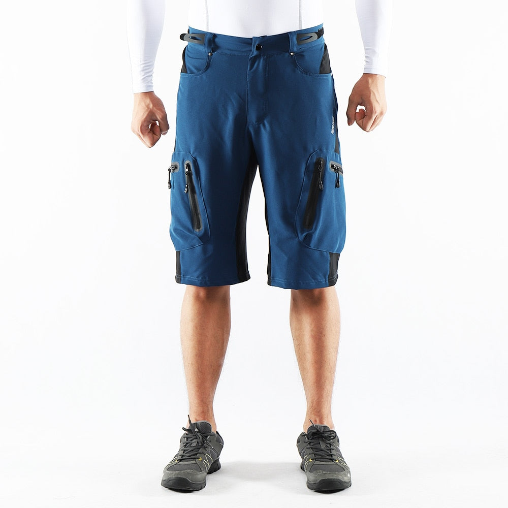 ARSUXEO Men Outdoor Sports Cycling Shorts MTB Downhill Trousers Mountain Bike Bicycle Shorts Water Resistant Loose Fit 1202 | TageUnlimited