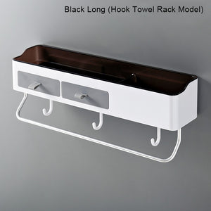 Punch-free Bathroom Organizer Rack Shampoo Cosmetic Storage Rack Bath kitchen Towel Holder Household Items Bathroom Accessories | TageUnlimited