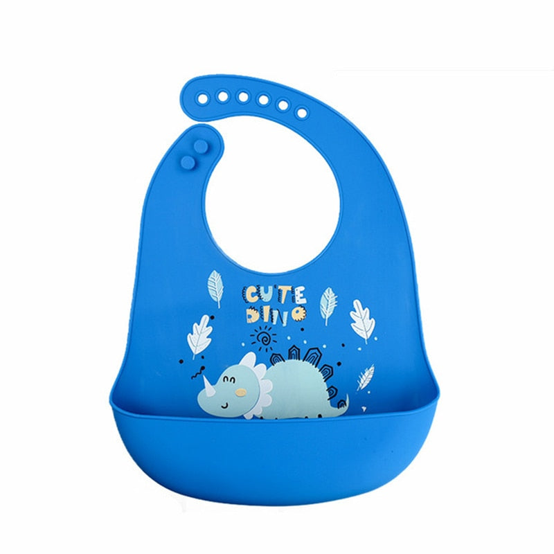 Waterproof Baby Bibs Soft Silicone Scarf Cute Cartoon Brint Baby Items Boys And Girls Adjustable Bibs Burp Sloths | TageUnlimited