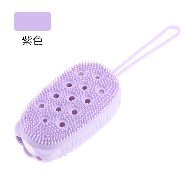 Double-sided Soft Silicone Bath Brushes Massage Scrub Gloves Body Brush for Cellulite Multi Function Baby Bathing Tools | TageUnlimited