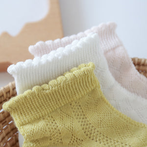 5Pairs/lot Baby Socks Summer Spring Thin Mesh Cotton Kids Socks Lovely Girls Lace Socks Colorful Children Socks | TageUnlimited