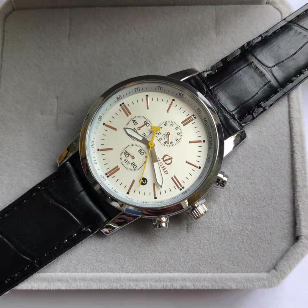 WOKAI Quartz Wristwatch Luminous Men belt Watches Classic Calendar Mens Business Steel Watch Relogio Masculino Popular Saati Ho | TageUnlimited