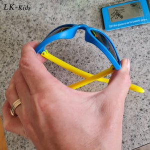 LongKeeper Kids Polarized Sunglasses TR90 Boys Girls Sun Glasses Silicone Safety Glasses Gift For Children Baby UV400 Eyewear | TageUnlimited