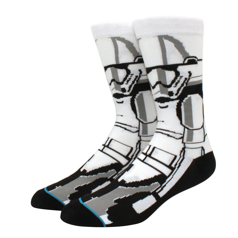 Star Wars Movie Stockings Master Yoda R2-D2 Cosplay Socks Wookiee Jedi Knight Novelty Men&#39;s Women&#39;s Socks Spring Autumn Winter | TageUnlimited