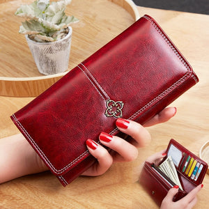 Women wallet made of leather Wallets Three fold VINTAGE Womens purses mobile phone Purse Female Coin Purse Carteira Feminina | TageUnlimited