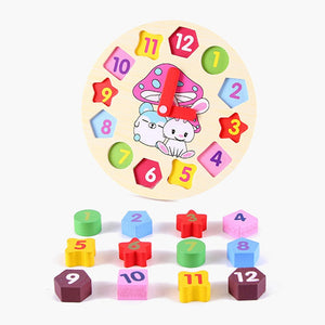 Baby Wooden Montessori Educational Toys Animal Shape Puzzle Rainbow Blocks Circles Bead Xylophone Toys Kids Wooden Learning Toys | TageUnlimited