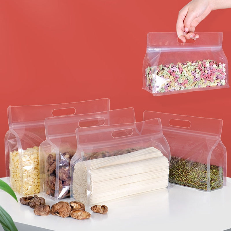 Silicone Food Storage Containers Leakproof Containers Reusable Stand Up Zip Shut Bag Cup Fresh Bag Food Storage Bag Fresh Wrap | TageUnlimited