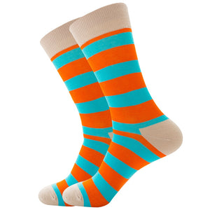 Stripe Happy Socks Men Women Cotton Funny Crew Socks Personality Painting Zebra Pattern Female Male Harajuku Skateboard Socks | TageUnlimited