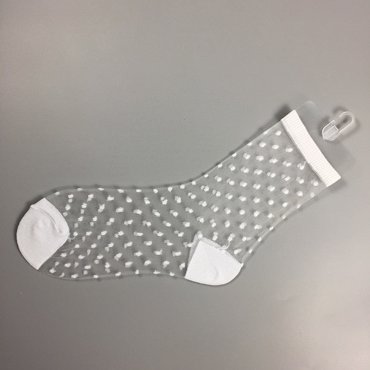 Hipster Harajuku Ankle Ladies Socks Women Fashion Transparent Stripe Short Female Summer Women&#39;s Socks Summer Black White Socks | TageUnlimited