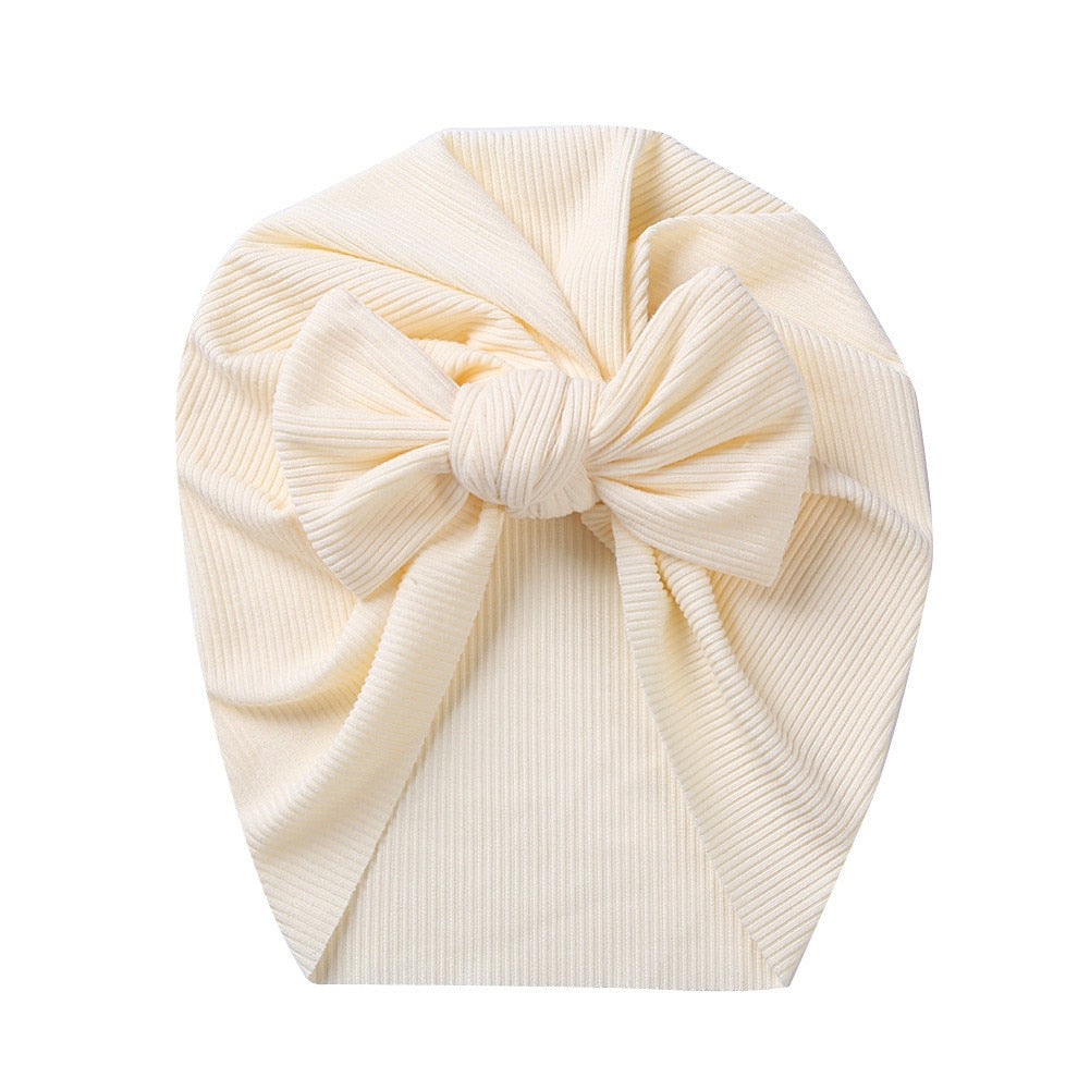 Baby Accessories For Newborn Toddler Kids Baby Girl Boy Turban Cotton Beanie Hat Winter Cap Knot Solid Soft Hospital Caps | TageUnlimited