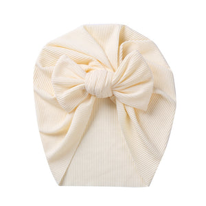 Baby Accessories For Newborn Toddler Kids Baby Girl Boy Turban Cotton Beanie Hat Winter Cap Knot Solid Soft Hospital Caps | TageUnlimited