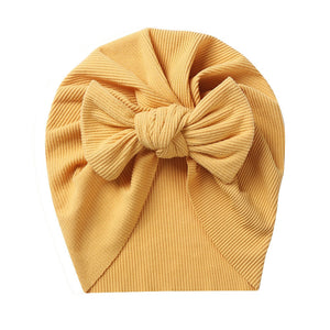Baby Accessories For Newborn Toddler Kids Baby Girl Boy Turban Cotton Beanie Hat Winter Cap Knot Solid Soft Hospital Caps | TageUnlimited