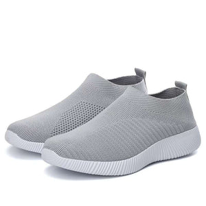 Women Vulcanized Shoes High Quality Women Sneakers Slip On Flats Shoes Women Loafers Plus Size 42 Walking Flat | TageUnlimited